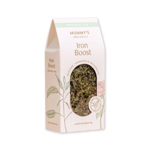 Iron Boost Tea – Rozenbottel Brandnetel – 55 gram – Mummy’s Organics