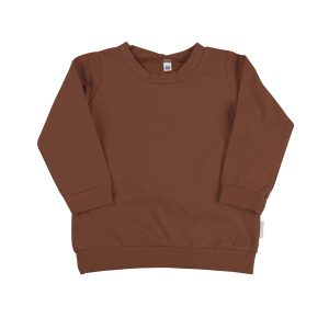Biologisch shirt bruin