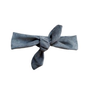 Strikhaarbandje dark denim