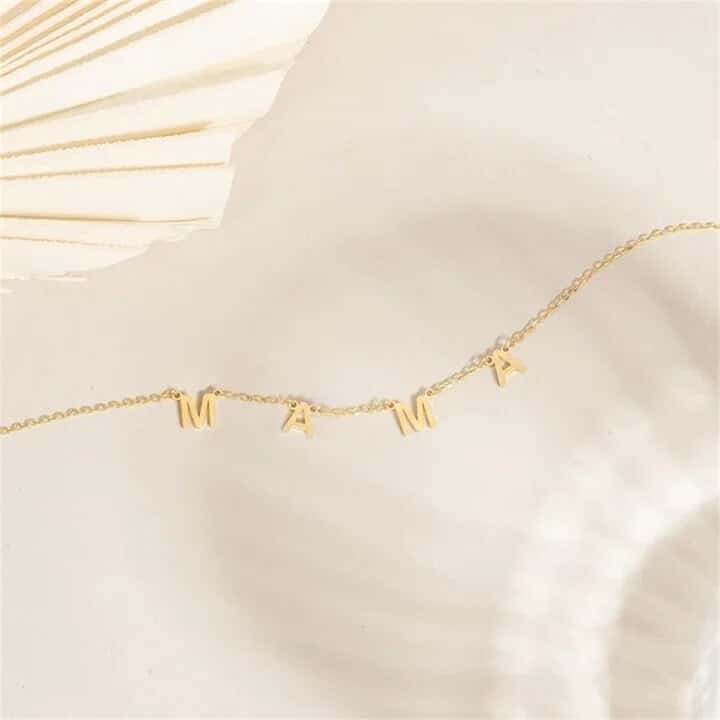 Mama ketting RVS Moederdag Goud - Afbeelding 5