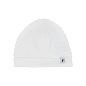Klein baby | Mutsje rib natural white
