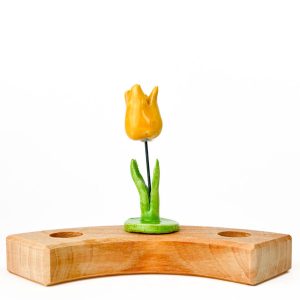 Gele tulp steker
