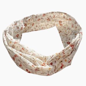 Haarbandje met ijzerdraad flower red