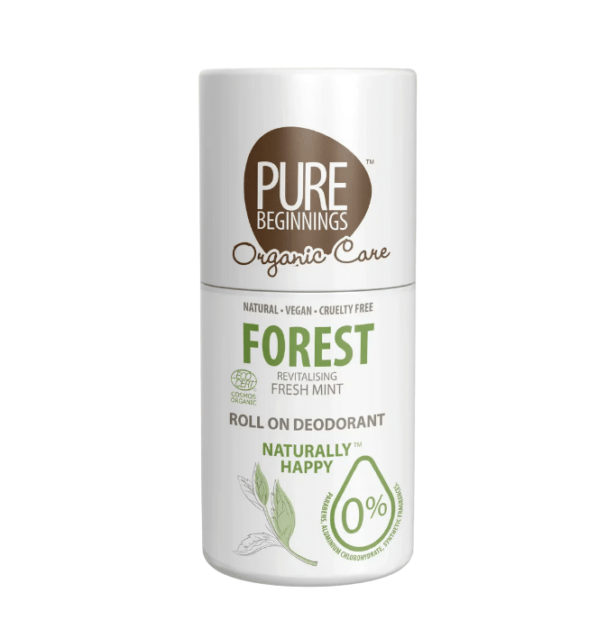 Biologische Deodorant Roller – Forest Fresh Mint – 75 ml – Pure Beginnings - Afbeelding 2