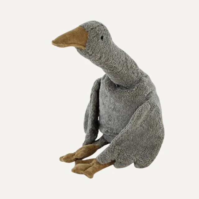 Senger warmte knuffel gans groot grijs - Afbeelding 2