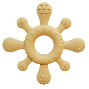 Siliconen Bijtspeeltje – Coral Sun Geel – Summerville Organic