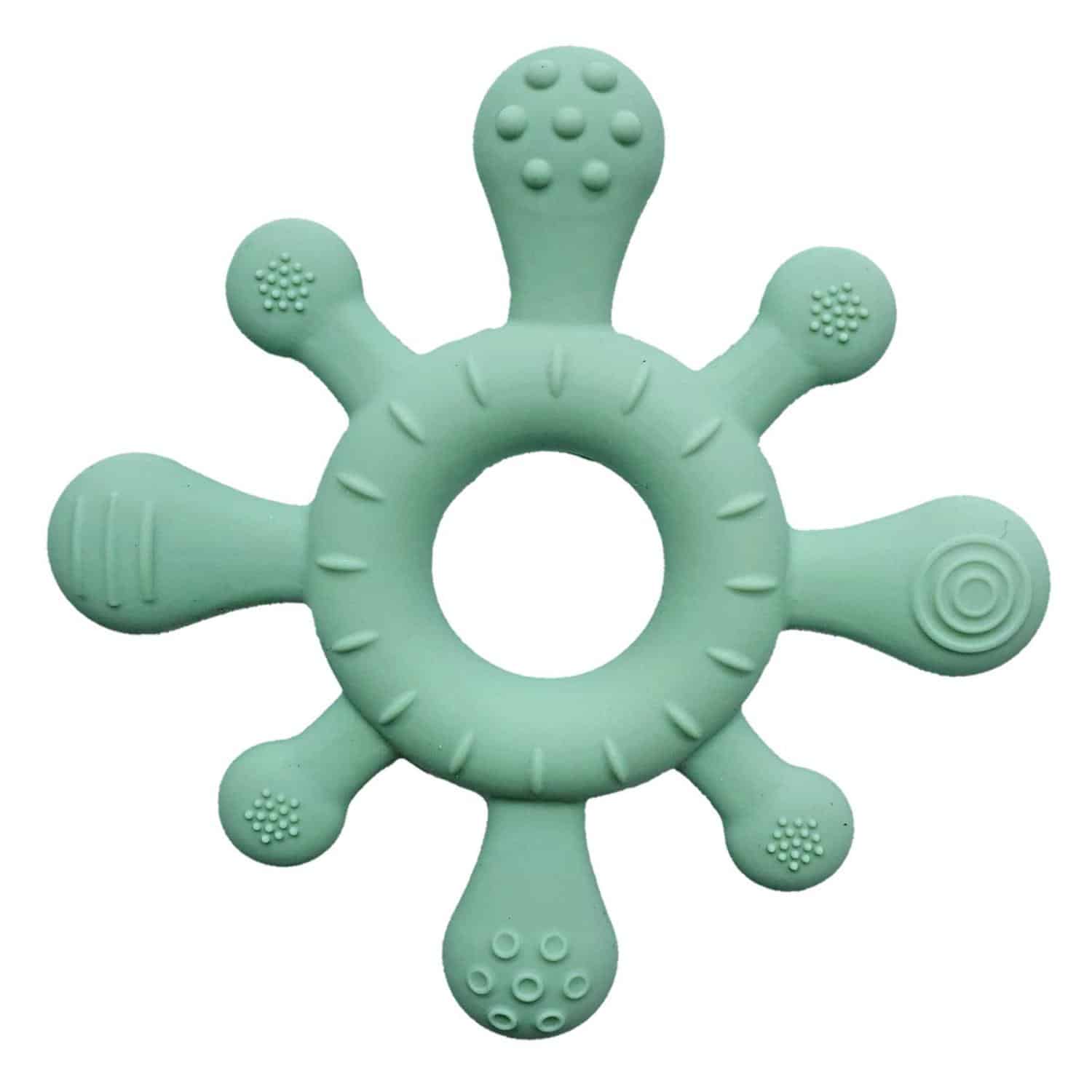Siliconen Bijtspeeltje – Coral Cameo Groen – Summerville Organic