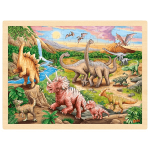 Houten Puzzel Dinosaurusspoor