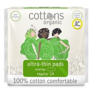 Biologisch Maandverband Ultradun – 14 stuks – Cottons