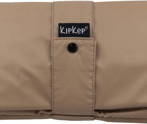 KipKep Napper Combi Verschonings-set – Coffee – bruin – verschoonmatje en luier-etuitje – rPET – wasbaar – waterafstotende zijde
