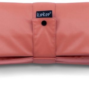 KipKep Napper Combi Verschonings-set – Sienna – verschoonmatje en luier-etuitje – rPET – wasbaar – gecoat – roze rood