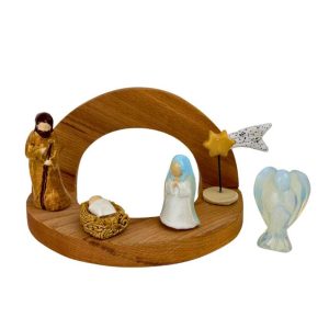 Kerststal set premium stekers