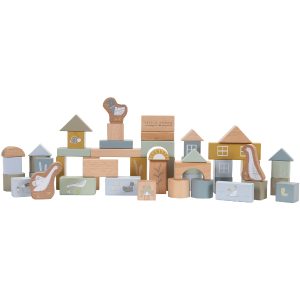 Little Dutch Bouwblokken in ton – Blue