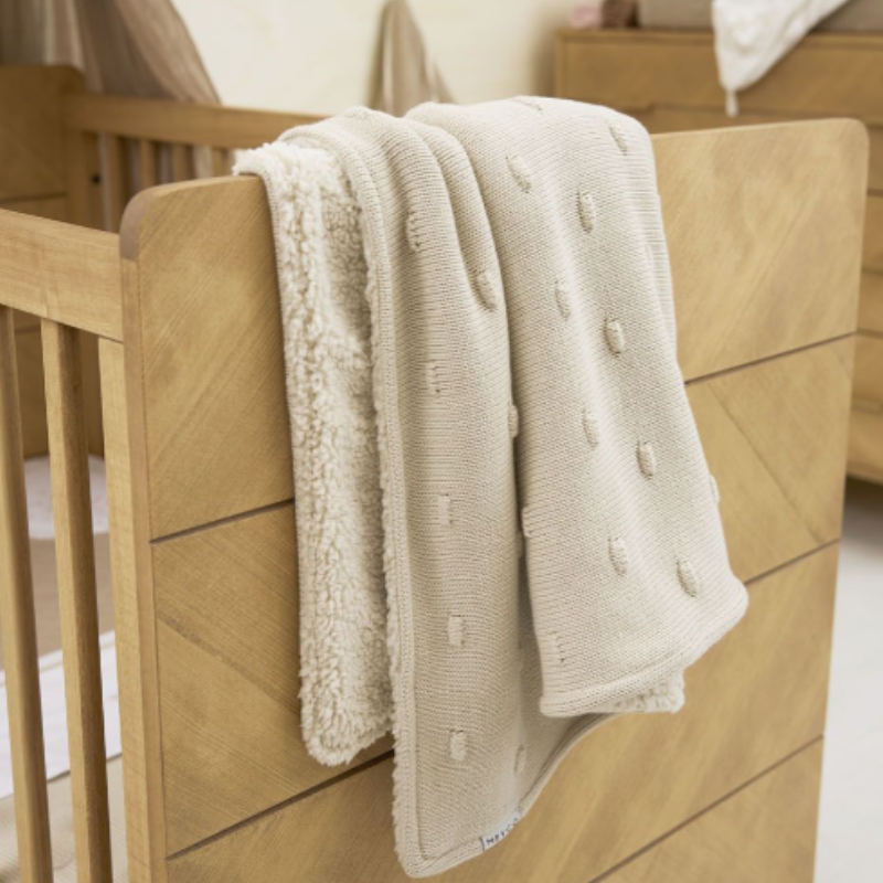 Babydeken knots soft sand - Afbeelding 5