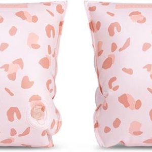 Swim Essentials | Oudroze Panterprint Zwembandjes 0-2 jaar