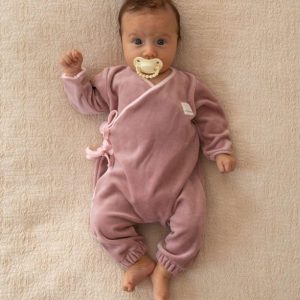 Velvet babypakje omslag roze